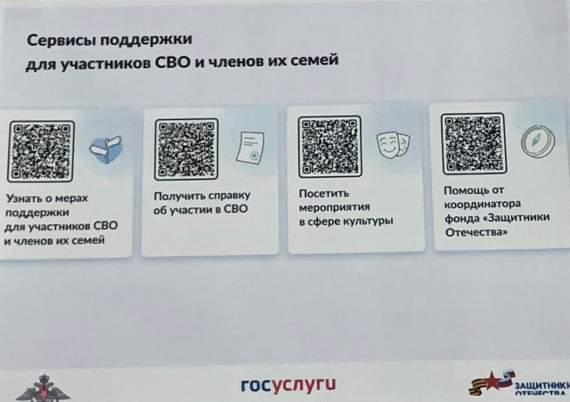 Сервисы поддержки для участников СВО